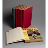 A set of six bound volumes of Charles Buchan's Football Monthly,
comprising Vol.1 No.