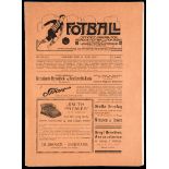 Fotball: Official Magazine of the Norwegian Football Association 12th June 1912,