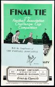 A Football Association complimentary copy of the 1933 F.A.