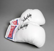 A collection of boxing memorabilia originally owned by the celebrated cutsman "Dennie" Mancini,