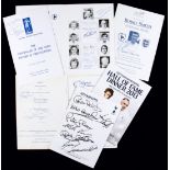 Souvenir programmes and menus from Tottenham Hotspur occasions,
anniversaries, reunions,