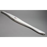 A Vancouver 2010 Winter Olympic Games bearer's torch,
designed by Leo Obstbaum, stainless steel,