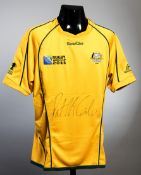 A Pat McCabe signed replica of his 2011 Rugby World Cup No12 Australia shirt,