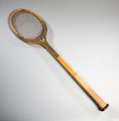 A French 'Longue Paume' racket,
marked "Walten Productions: J.