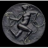 A Rome 1960 Olympic Games participant's medal,
bronze, 55mm, by E.