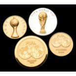 Eight FIFA medals,
Ex-collection of a US Soccer Official, comprising FIFA medal,