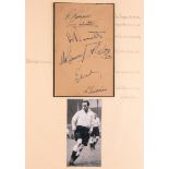 A collection of Tottenham Hotspur autographs,