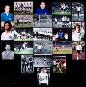 46 signed photographs relating to West German World Cup footballers from 1954 to 1990,