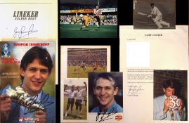 Gary Lineker autographs,