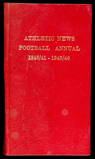 Athletic News Football Annual,
an unbroken run through changing titles from 1920-21 to 1999-2000,