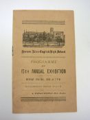 Alexander Watson Hutton "The Father of Argentinian Football": a programme of 15th Annual Exhibition