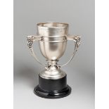 The 1967 London Cup,
in the form of a three-handled silver trophy cup, hallmarked Birmingham, 1912,