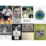 Autographs of Wimbledon Tennis Champions (1930-2000s),