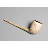 A Victorian clay smoker's pipe,
inscribed DONOVAN,