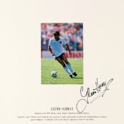 A group of six signed photoprints of England football legends,
comprising: Stuart Pearce, Alan Ball,