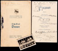 A signed Preston North End 1922 F.A.