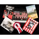 A collection of Sunderland football memorabilia,
including: a Coronation Year 1937 F.A.