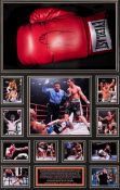 A signed Joe Calzaghe boxing glove presentation,