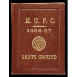 A Manchester United season ticket season 1936-37,