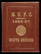 A Manchester United season ticket season 1936-37,