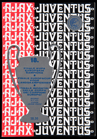 The scarce 1973 European Cup Final programme Ajax v Juventus played in Belgrade 30th May 1973,