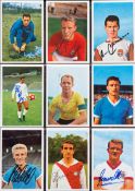 135 signed full-page posters taken from vintage football magazines & annuals from the 1950s-1980s,