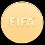 A FIFA medal for the London 2012 Olympic Games football tournament,
in gilt-metal,