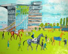 Elie Lambert (contemporary)
ROYAL ASCOT
signed & titled, oil on canvas, 114 by 146cm.