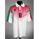 Dean Saunders: a signed white Wales No.