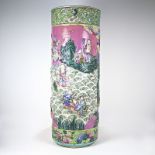 A large Chinese Famille Rose vase, early