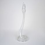 An Italian Murano glass snake. Delicatel