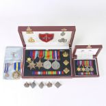 A group of four WW2 medals presented to