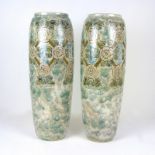 A large pair of Royal Doulton vases by E
