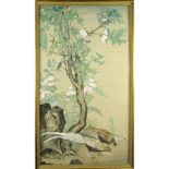 A Chinese watercolour painting, 20th cen