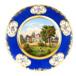 An interesting German porcelain plate, dated 1856.