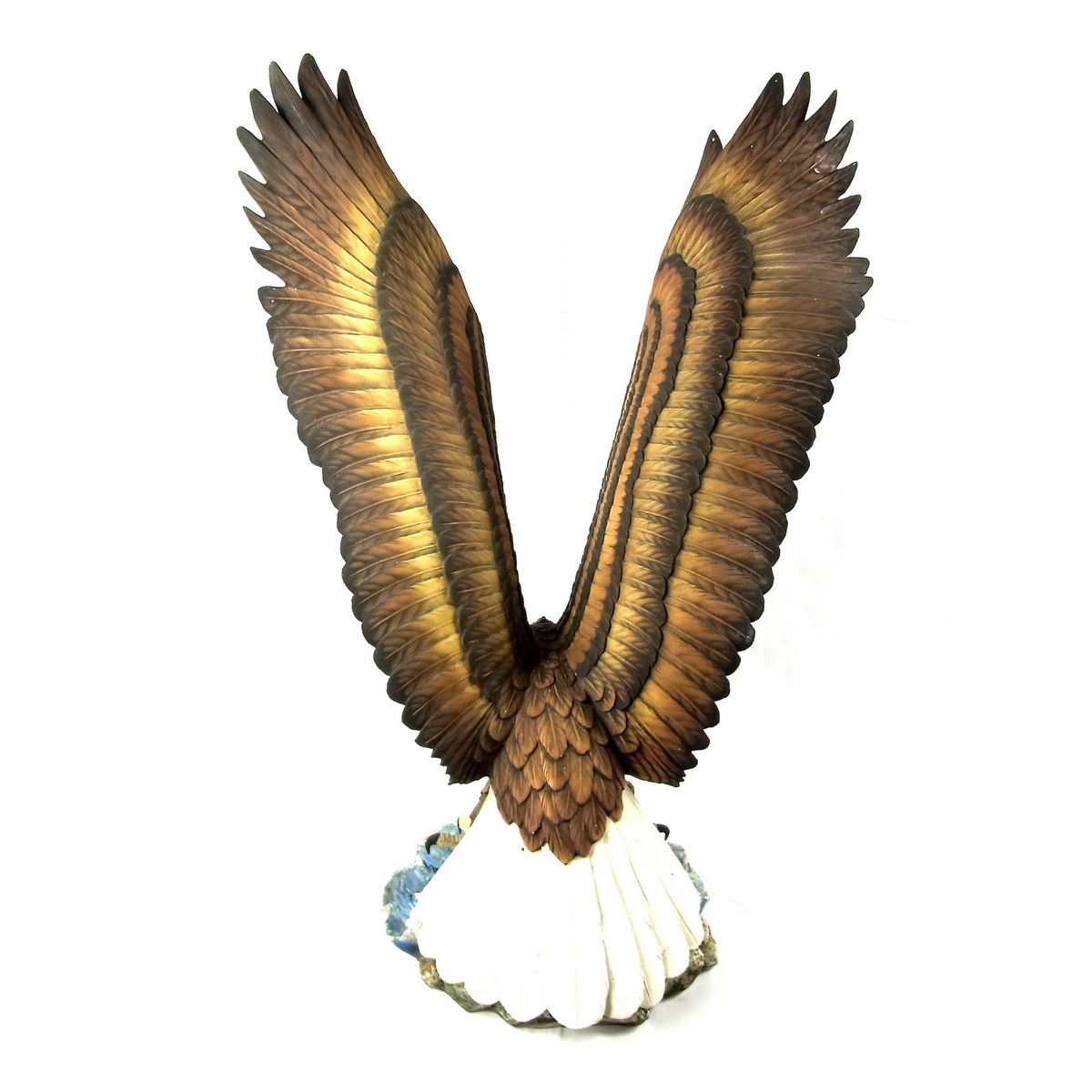 A large Italian Capo di Monte eagle, 20th century. - Image 2 of 4