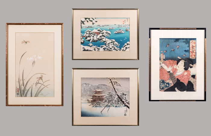 A Collection of Japanese Woodcuts by Various Artists, 19th/20th Century, Including Utagawa