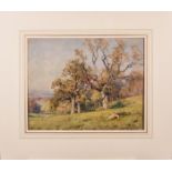 Mary S. Hagarty (British, active 1882-1938) Stanway Park, Watercolor, Signed lower left. Unframed.