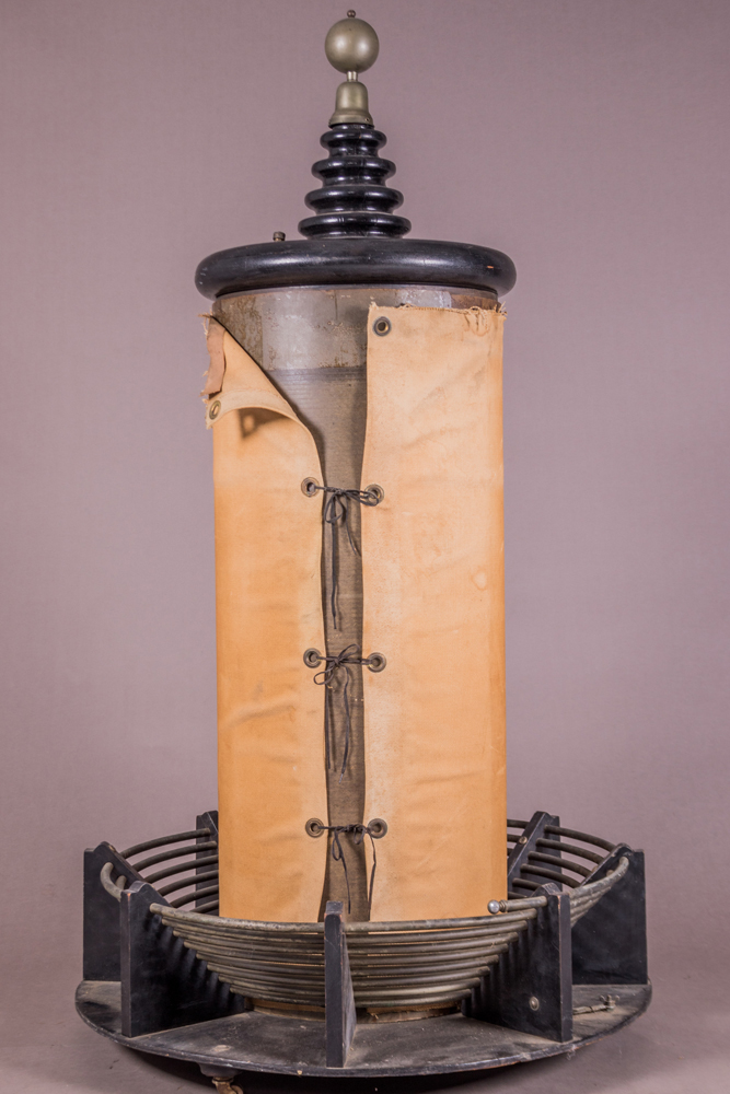 A Tesla Coil (Primary and Secondary) Built by G.B. Schneeberger (1888-1971), Mid-20th Century. One - Image 2 of 2