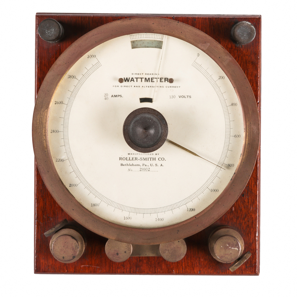 A Roller-Smith Co. Torsion Direct Reading Wattmeter (20-40amps), Late 19th/Early 20th Century. 150 - Image 4 of 4