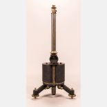 A Filar Suspended D'Arsonoval Galvanometer, Late 19th/Early 20th Century. Tripod feet spaced:  7 in.