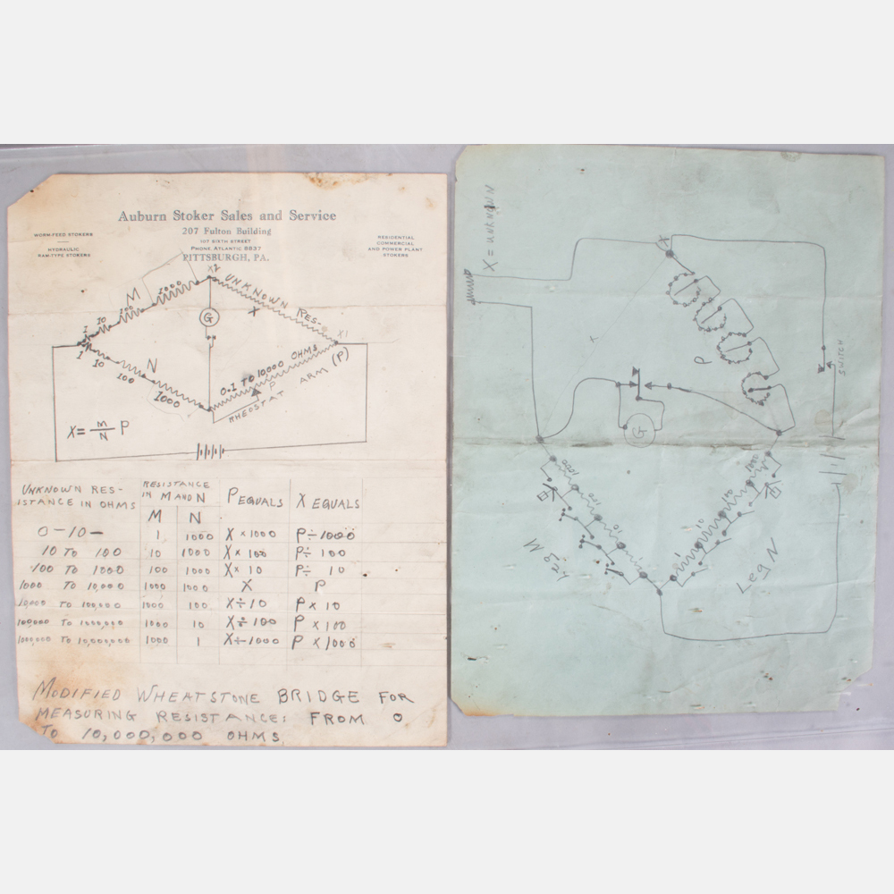 A Wheatstone Bridge by Thompson-Levering Co., Philadelphia PA, Early 20th Century. Numbered 613. - Image 5 of 7