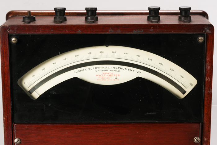 A Direct and Alternating Current Astatic Wattmeter by Hickok Electrical Instrument Co. - Image 8 of 10