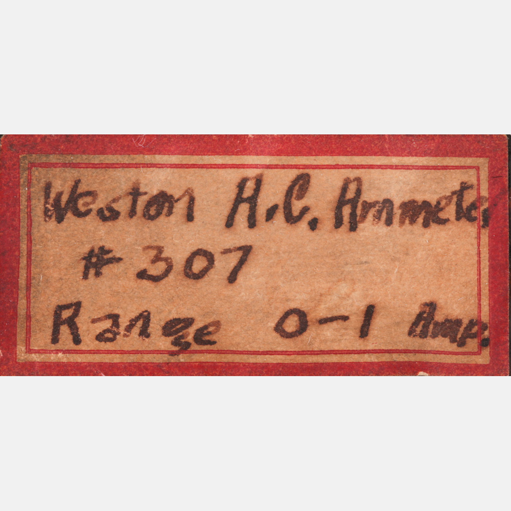 A 0-1amp AC Ammeter by Weston Electrical Instrument Co., Newark NJ, Late 19th/Early 20th Century. - Image 2 of 7