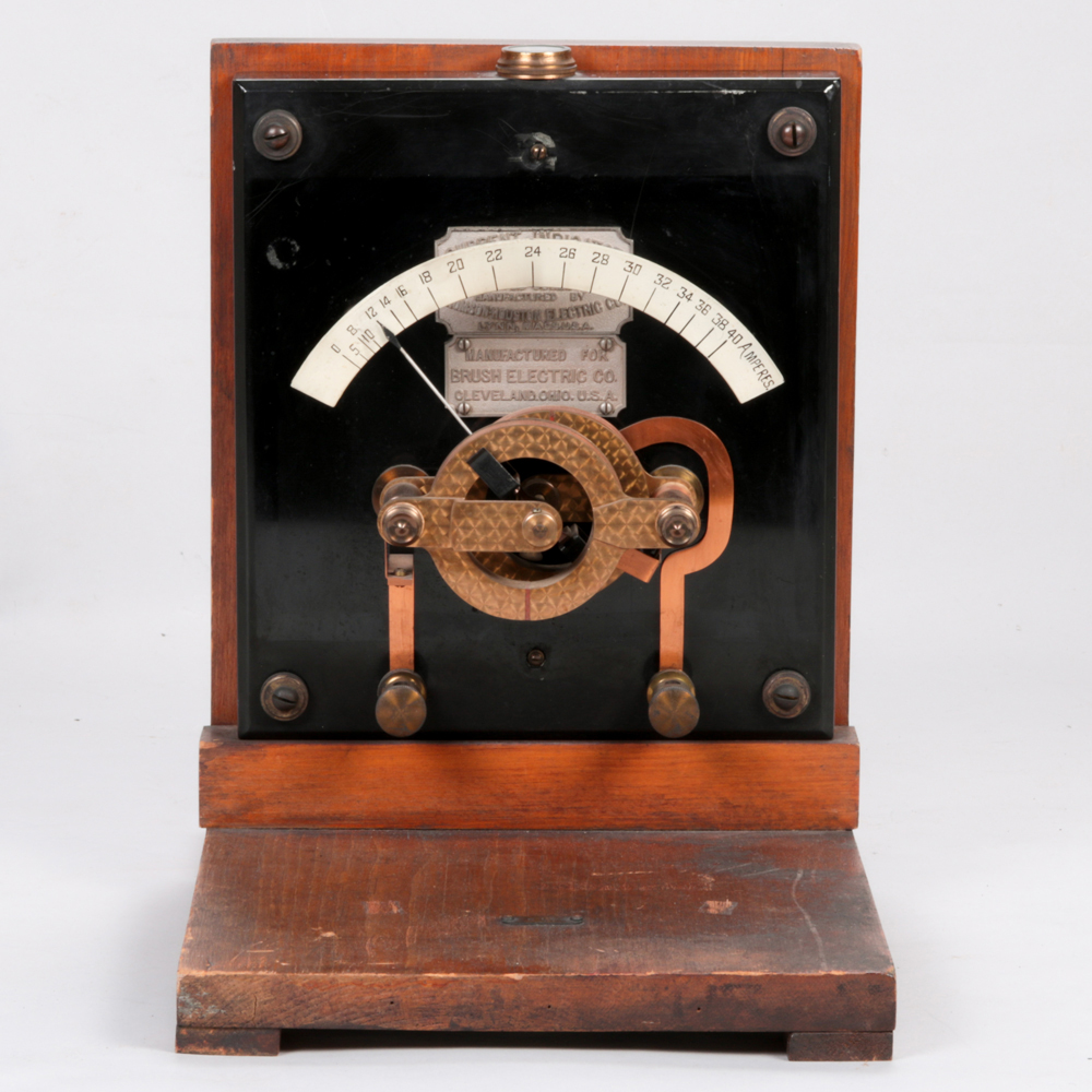 A Current Indicator by Thomson-Houston Electric Co. for Brush Electric Co., Patented 8-22-1889. - Image 3 of 10