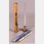 A Vintage U.S. Custom House Hydrometer Complete Alcohol Tester Set, 20th Century. No. 710.