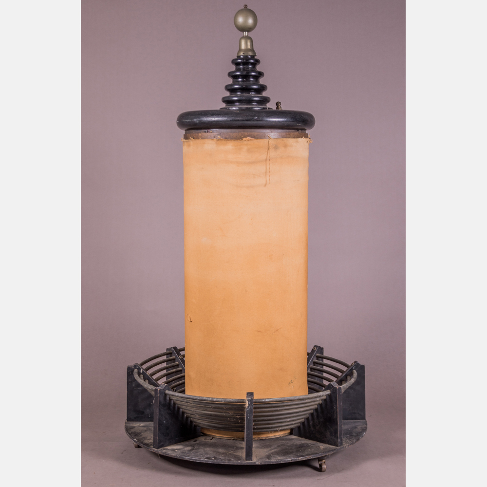 A Tesla Coil (Primary and Secondary) Built by G.B. Schneeberger (1888-1971), Mid-20th Century. One