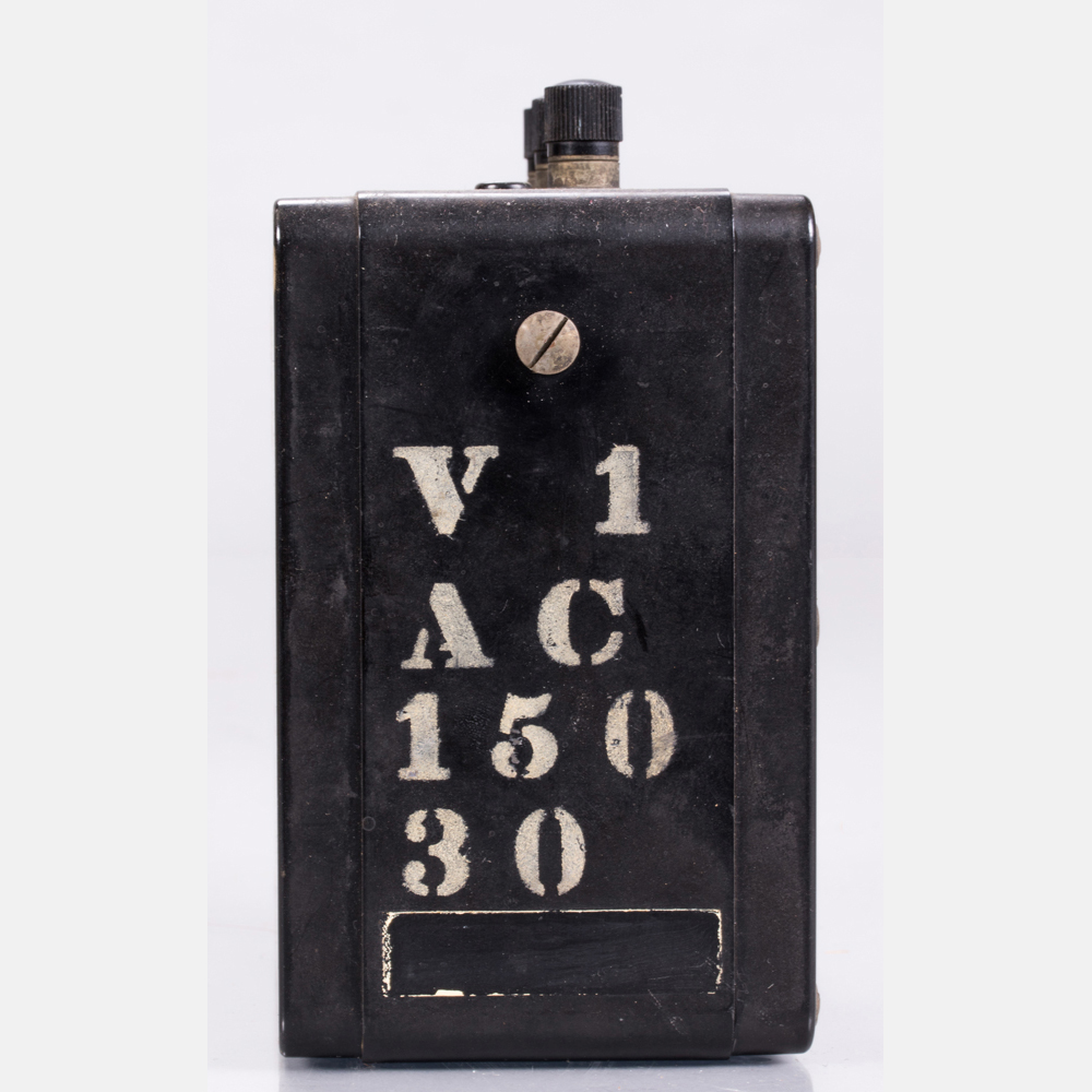 An AC Voltmeter with Mirror Scale by Weston Electrical Instrument Co., Newark NJ, Early 20th - Image 2 of 2