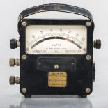 A Wattmeter by Weston Electrical Instrument Corp., Early 20th Century. Labeled DC and 25-1000