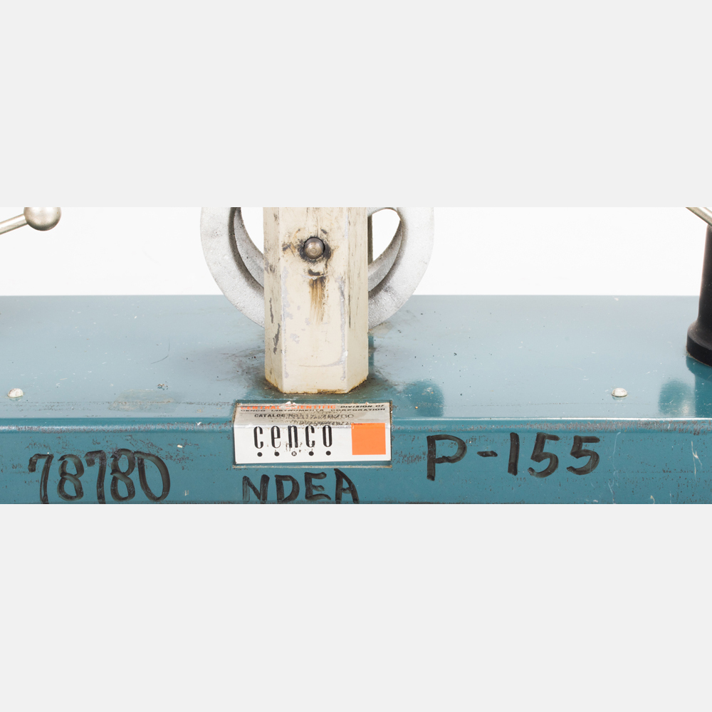 A Winhurst Electrostatic Generator, Mid-20th Century. Plate dimensions:  9 3/4 in. Base dimensions: - Image 2 of 4